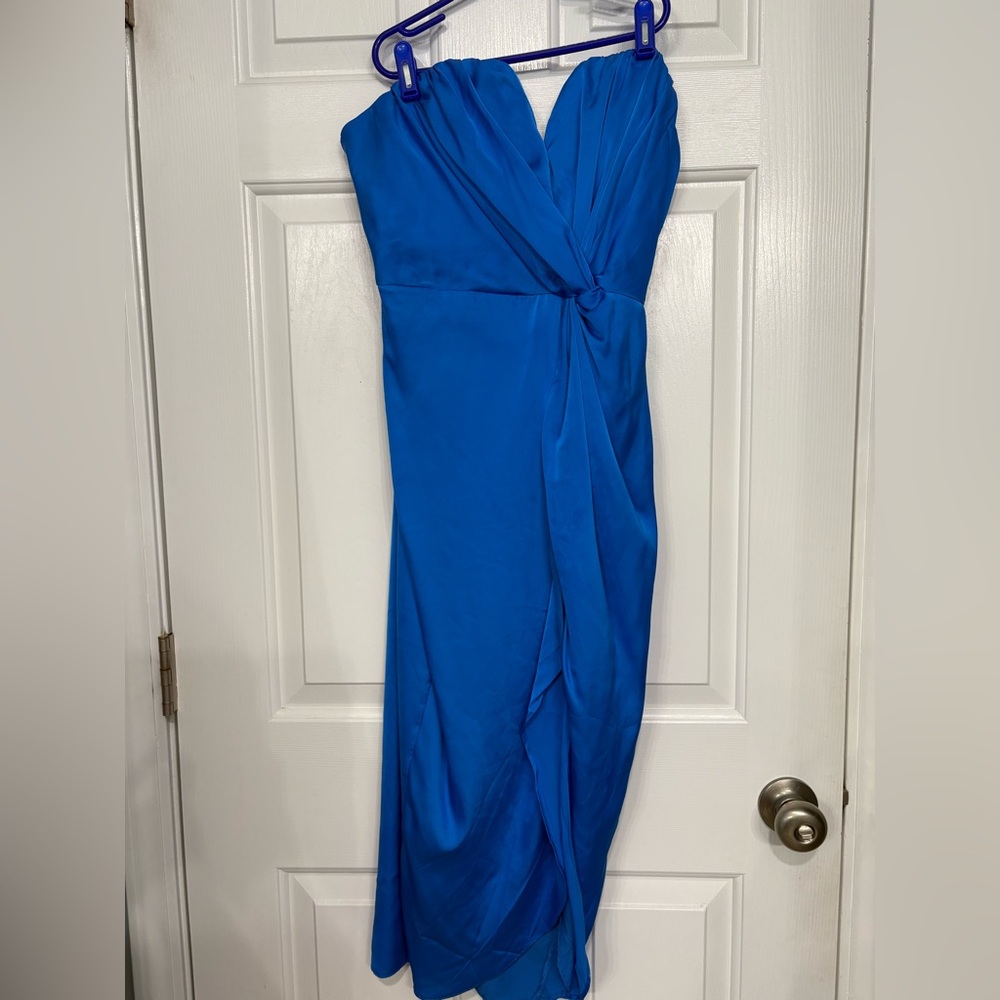 Elegant Blue Women's Dress
